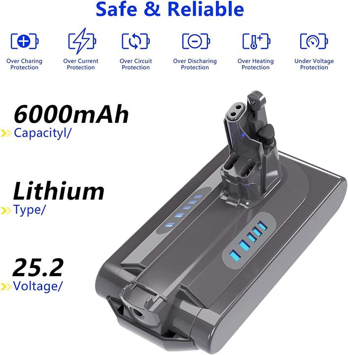 Produktbild Battool V10 Akku SV12 Ersatzakku Akku fuer Dyson