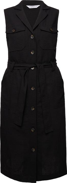 Image du produit Studio Untold Utility-Midikleid, ärmellos, Leinenmix, Bindegürtel, Revers, Knopfleiste (50, 52)