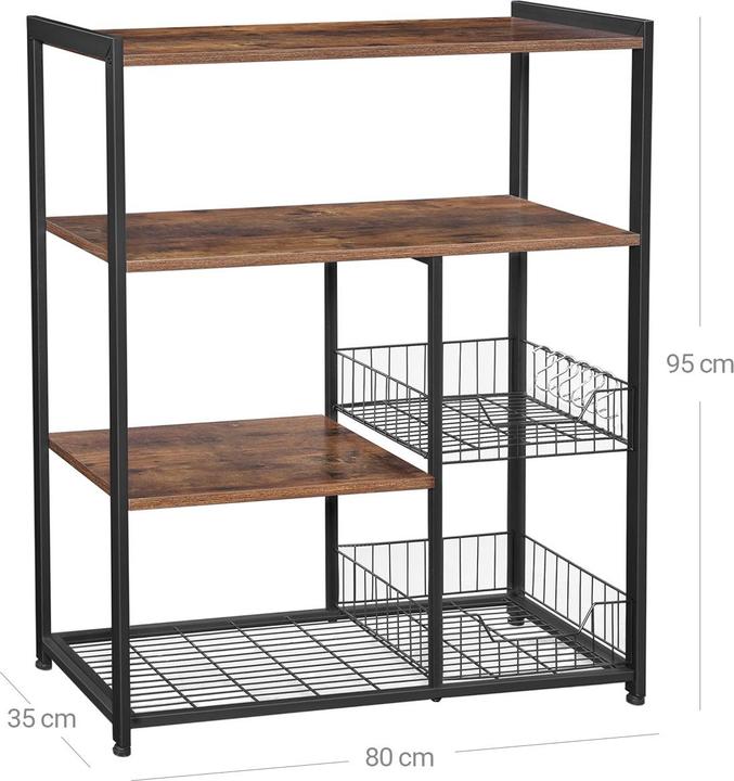 Immagine prodotto Jamb Küchenregal (80 x 35 x 95 cm)