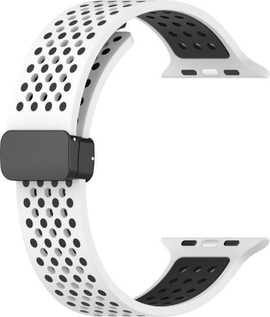 Actual product image MU Classic Dot Series silicone strap (42 mm, 44 mm, 45 mm, Silicone)