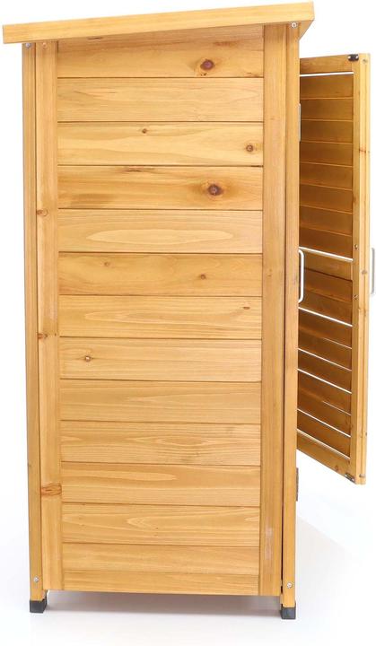 Image du produit Wiltec Abri de jardin avec porte à 2 battants 870x465x916 mm en bois d'épicéa Abri de jardin pupitre