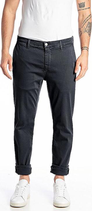Actual product image Replay Zeumar Chino Pant Hyperflex Slim Fit Navy (W36/L32)