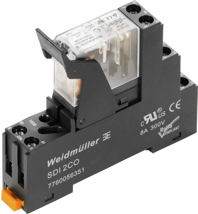 Produktbild Weidmüller Schaltrelais 2W IP20 15,8x80,2x67,7mm 2476810000