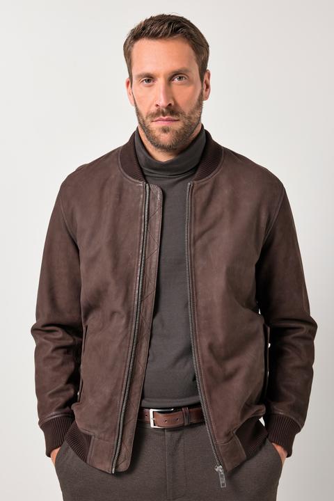 Produktbild JP1880 Leder-Blouson, Leder - Lamm Nubuk, Collegekragen, bis 7XL (7XL)