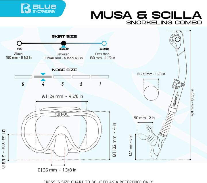 Produktbild Cressi Musa + Scilla