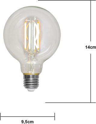 Energy Label Star Trading LED Bulb E27 G95 Smart Bulb (E27, 806 lm, 1x)