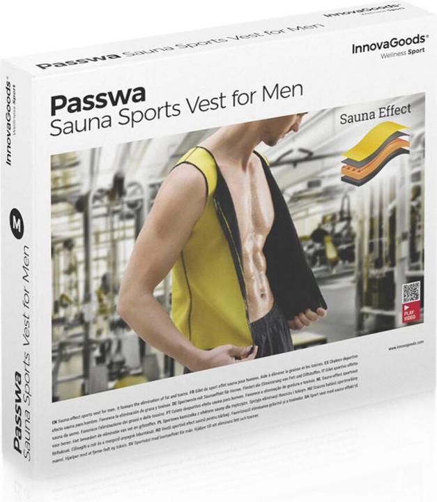 Actual product image JTI Sports waistcoat with sauna effect, men - size XL (XL)