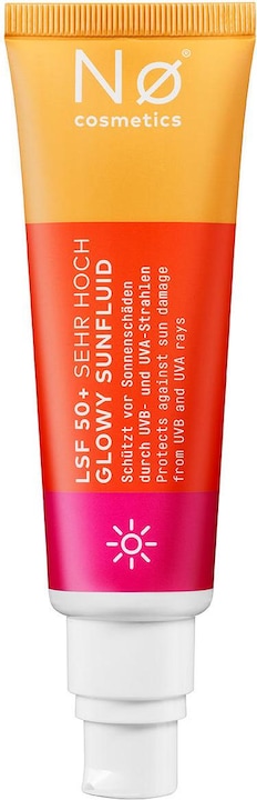 Nø Cosmetics Fluide solaire glowy (SPF 50+, 50 ml)