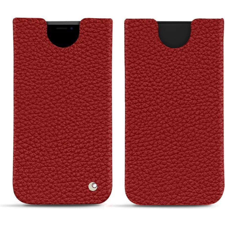 Noreve Lederschutzhülle (Apple iPhone XR), Smartphone Hülle, Rot