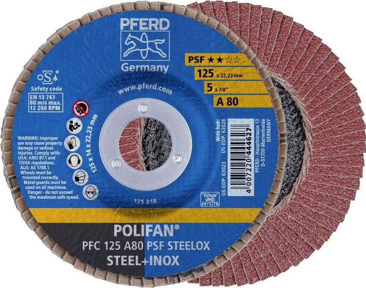 Produktbild Pferd Fächerschleifscheiben Polifan A-Plus (80)