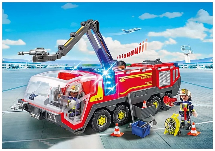Produktbild Playmobil Flughafenlöschfahrzeug (71371, Playmobil City Action)