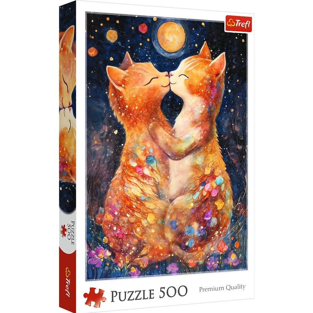 Trefl Puzzle 500 Ein Kuss im Mondlicht (500 pezzi)