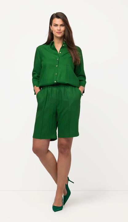 Image du produit Ulla Popken Short à taille élastique. Jambe large et passepoils. (54)