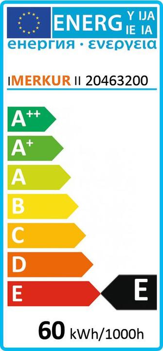 Energie-Label Scharnberger+Hasenbein Scharnberg Reflektorlampe 80x110mm R80 41574 (E27, 60 W, 260 lm, 1 x, E)