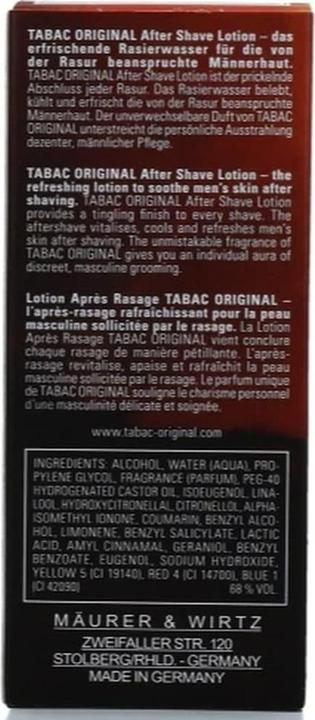 Immagine prodotto Tabac Originale (Lozione dopobarba, 50 ml)