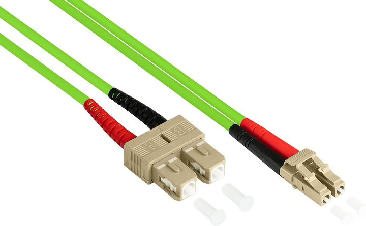 Produktbild Good Connections Alcasa LW-810LS5 Glasfaserkabel 10 m LSZH OM5 LC SC Grün (S/UTP, CAT7, 10 m)