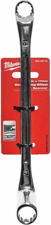 Produktbild GCS Doppelgebogener Schlüssel 75° - 16x17mm (17 mm)