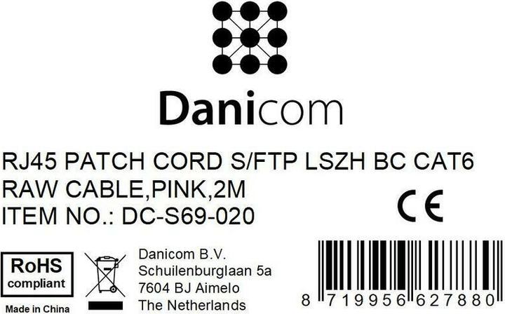 Produktbild Dsit CAT 6 Netzwerkkabel LSOH (CAT6, 2 m)