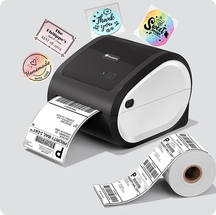 Actual product image Phomemo D520-BT mit Bluetooth BLA/WHI (203 dpi)