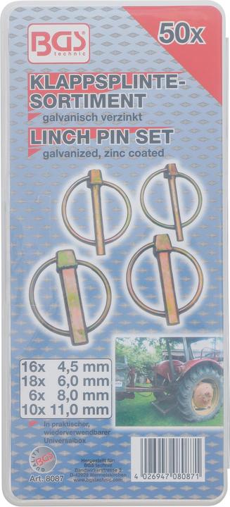 Actual product image BGS Linchpin Assortment 50 pcs.
