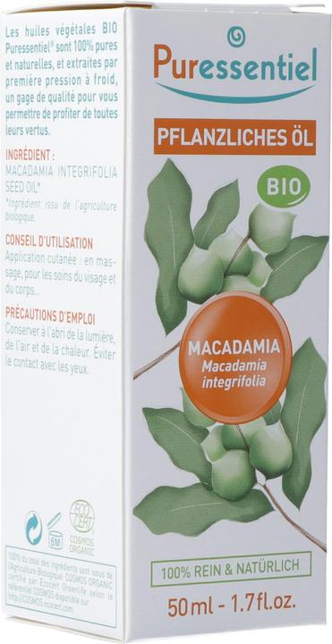 Produktbild Puressentiel Pflanzenöl Macademia Bio Öl (Körperöl, 50 ml)