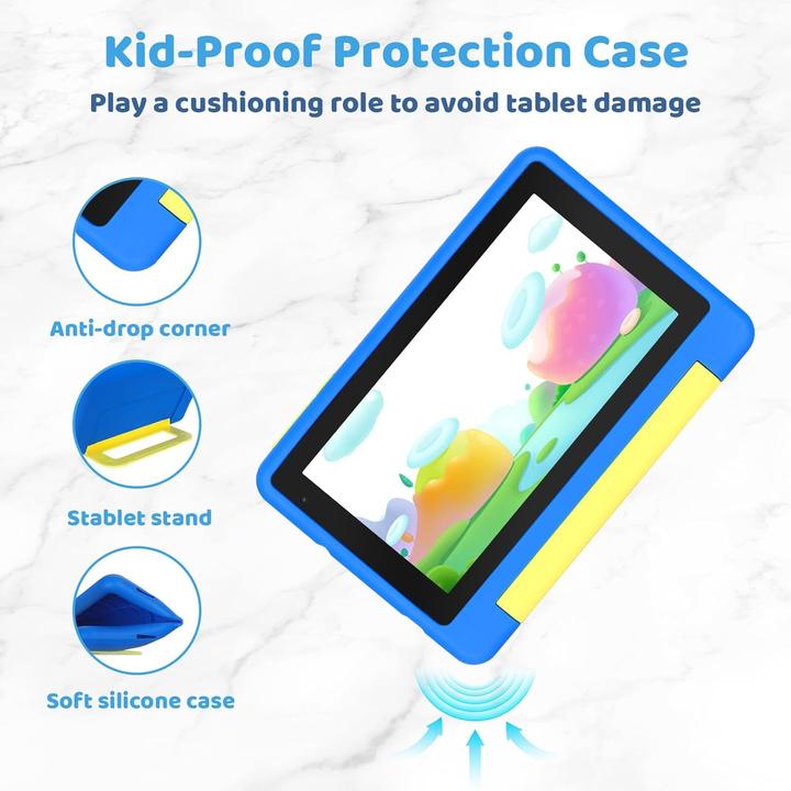 Produktbild Ainmel Kinder-Tablet (nur WLAN, 7", Blau)