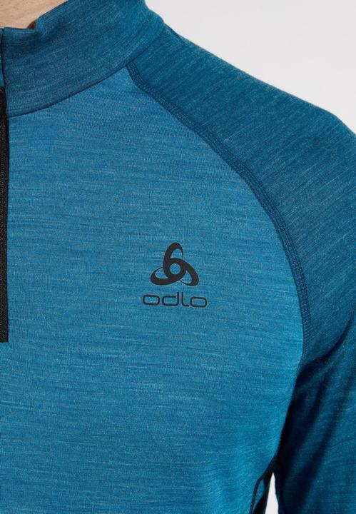 Actual product image Odlo BL TOP turtle neck l/s half zip NATURAL (S)