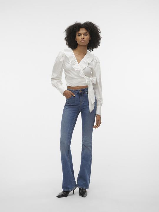 Produktbild Vero Moda Vmnoajane Ls Cropped Wrap Top Top (XS)