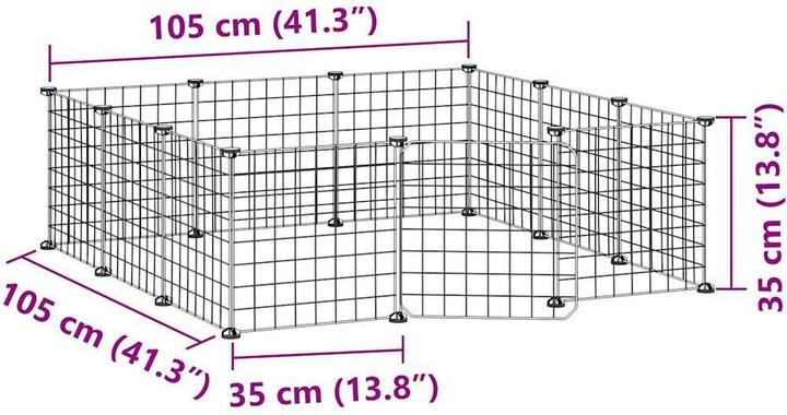 Image du produit vidaXL Haustierkäfig