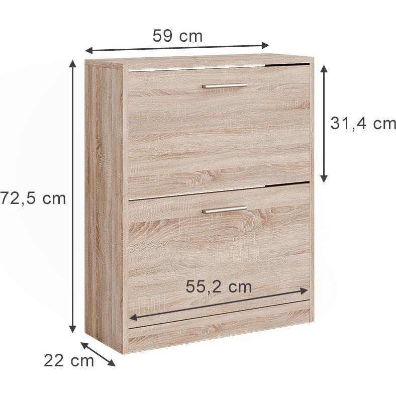 Thumbnail - Vicco, Schuhschrank, Gizmo (59 x 72.5 x 22 cm)