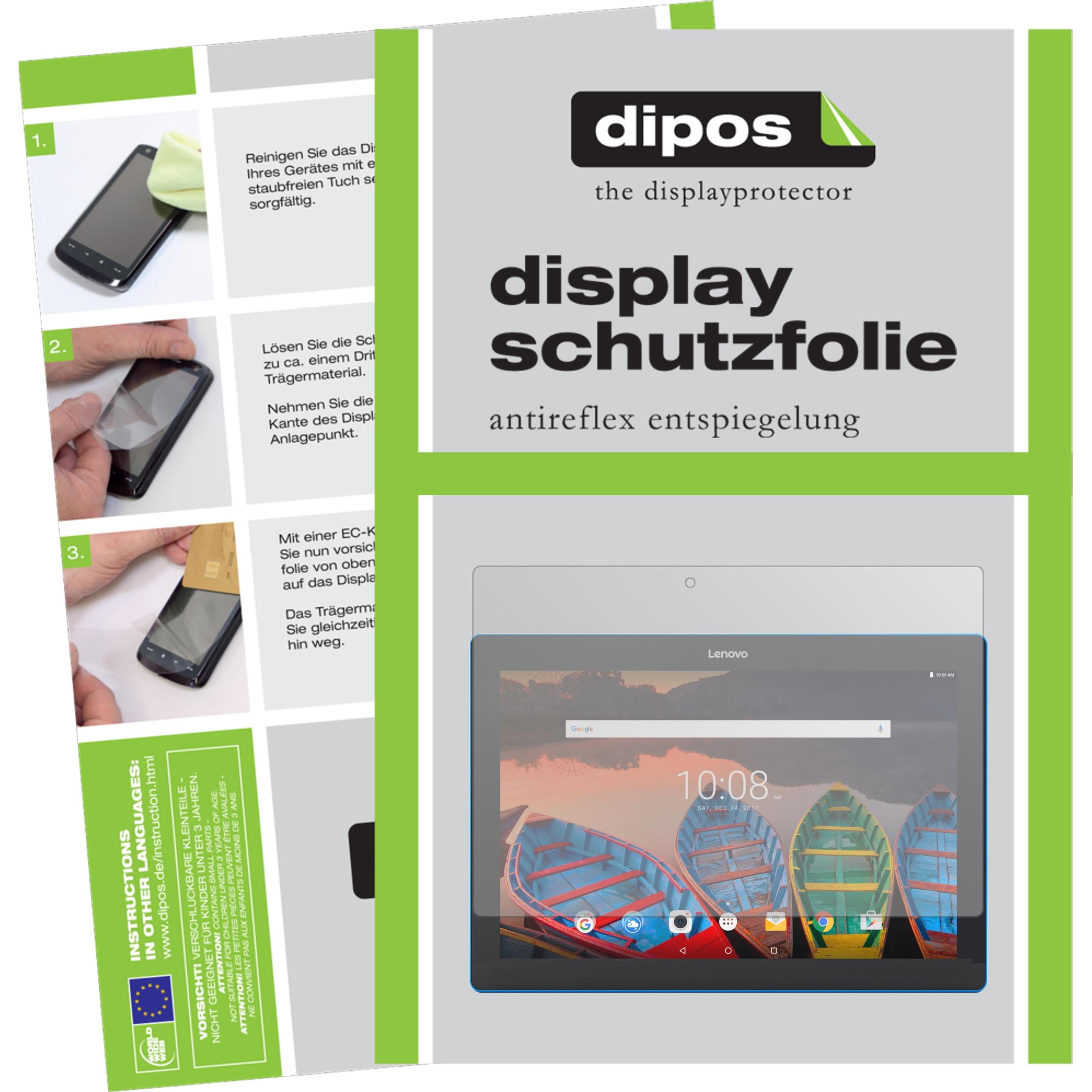 Thumbnail - Dipos Displayschutzfolie Antireflex (2 Stück, Lenovo Tab 10), Tablet Schutzfolie