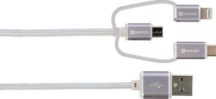 Produktbild Skross USB 3.0-Adapterkabel 3 in 1 (0.30 m, USB 3.0)