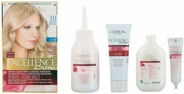 Produktbild L'Oréal Paris EXCELLENCE Creme tinte #03 rubio ultra claro ceniza (#03 rubio ultra claro ceniza)