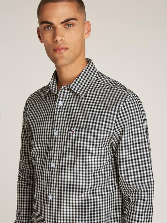 Immagine prodotto Tommy Jeans Camicia a Maniche Lunghe in Popeline a Quadri (S)