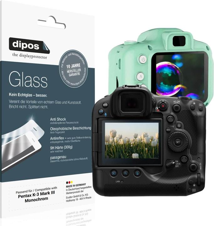 Dipos Anti-Shock Screen Protector Matte (Screen protector, Pentax K-3 Mark III)