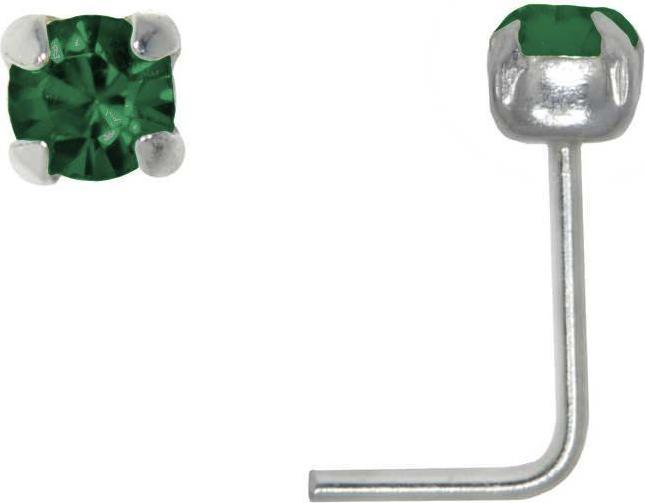 Actual product image Bijouteria Nose piercing (Silver 925, Crystal)