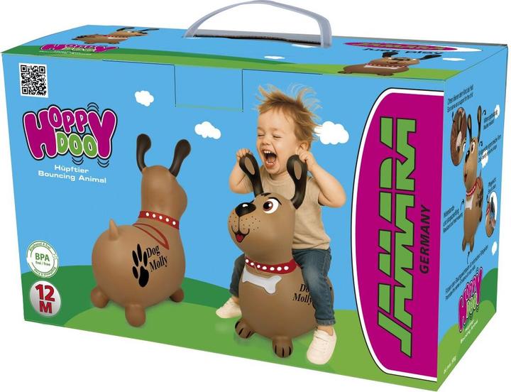 Immagine prodotto Braun Hüpftier Dog Molly mit Pumpe