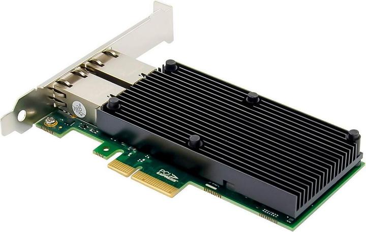 Actual product image MicroConnect Network Card PCIe x4 X550-T2 (PCI-E x4)