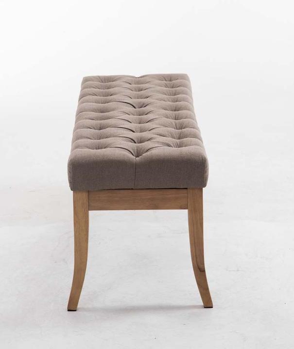 Produktbild CLP Sitzbank Ramses Stoff antik-hell 120, taupe (120 cm)