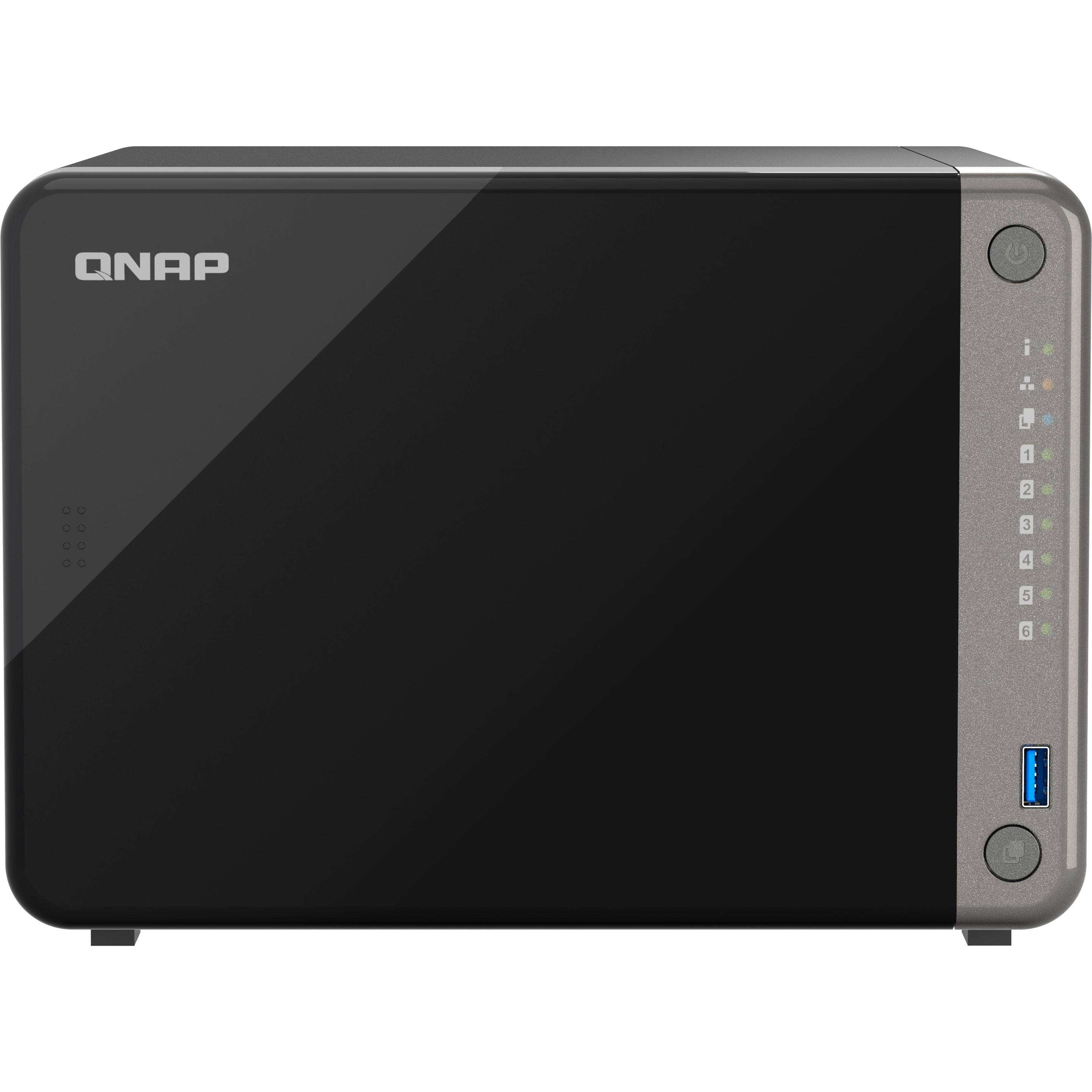 QNAP TS-AI642-8G (0 TB), NAS, Schwarz