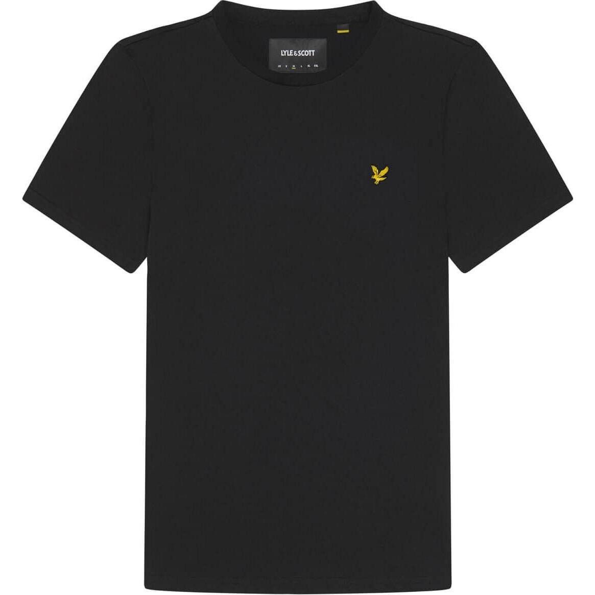 Lyle and Scott, Herren, Shirt, Plain T-Shirt Herren, Schwarz, (M)