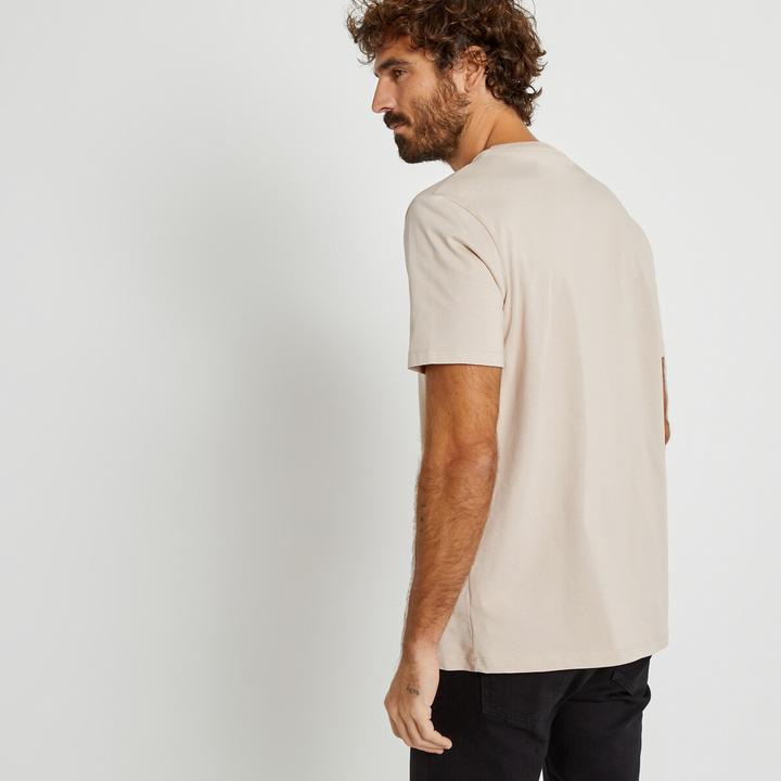 Image du produit La Redoute Collections T-shirt à encolure ronde et manches courtes (XXL)