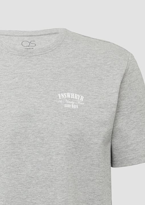 Actual product image S.Oliver T-Shirt Rundhals T-Shirt in schwerer Jerseyware mit Frontprint (XL)