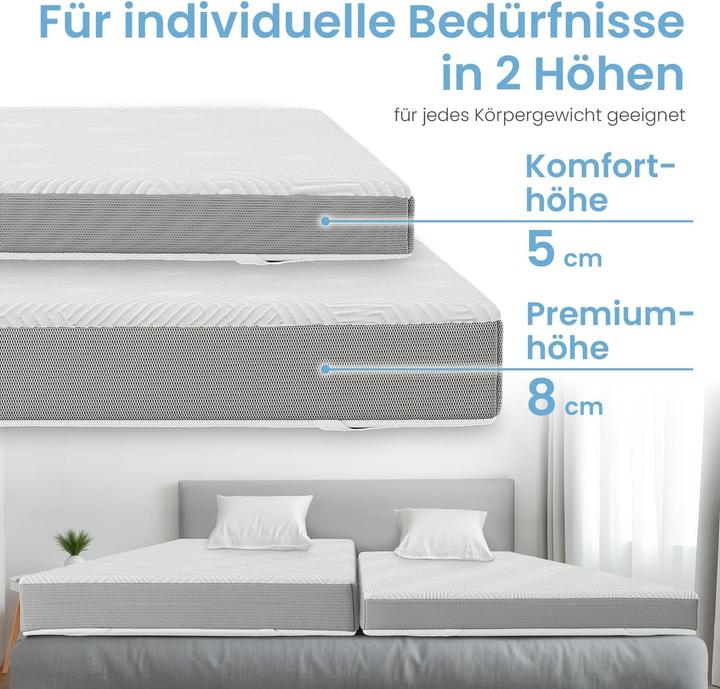 Actual product image Bestschlaf Visco-mineral foam mattress base (80 x 190 cm)
