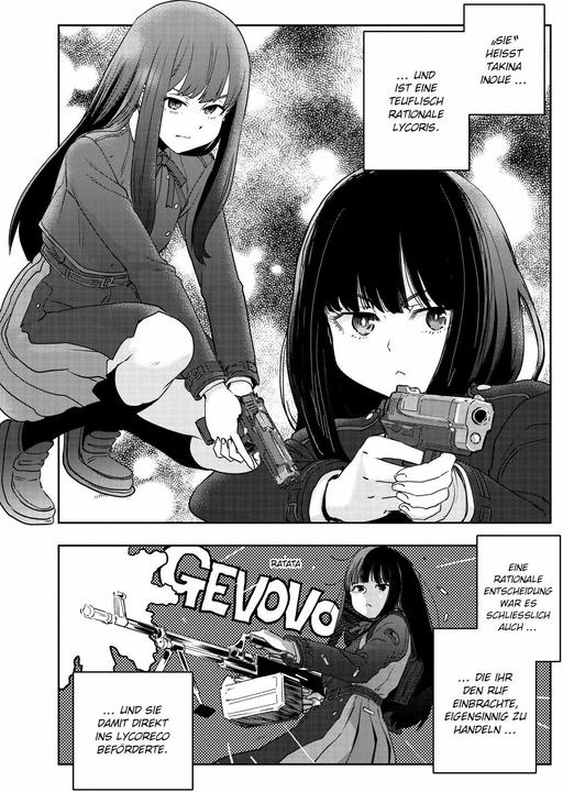 Actual product image Panini Lycoris Recoil: React (German, Hajime Yoshida, Jens Ossa, Marunko Nii, Midori Hagi, Ryoichi Saitaniya, Spider Lily, Takahi Ino, Takeshi Nogami, Tsuchii, 2024)