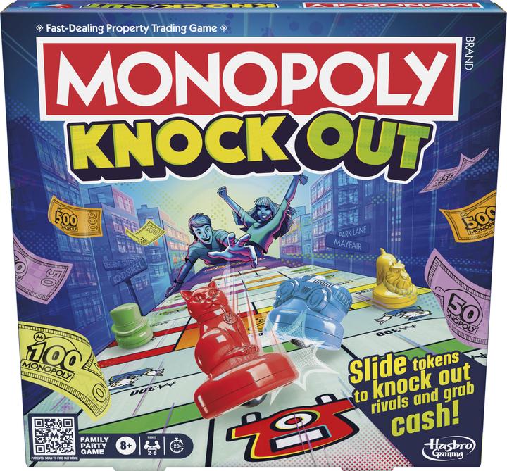 Actual product image Hasbro Monopoly - Knockout (Danish, 2 - 8 Players)