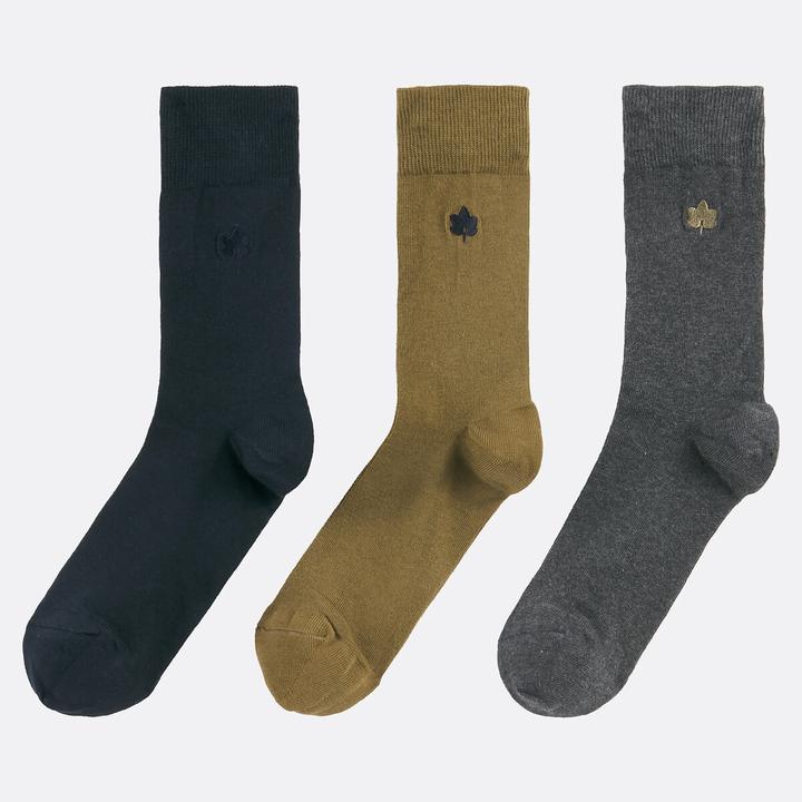 Produktbild La Redoute Collections 3er-Pack Socken mit Stickerei (3er Pack, 46, 48)