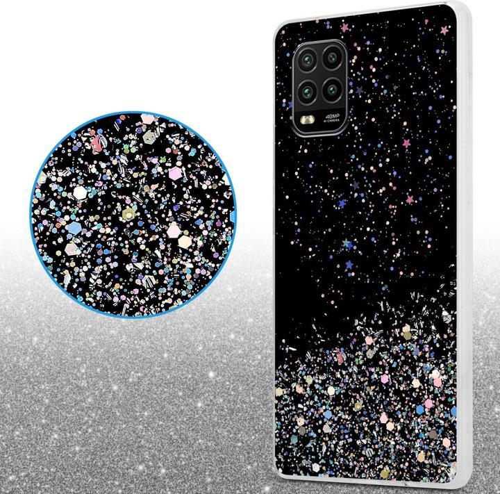 Immagine prodotto Cadorabo Custodia per Xiaomi Mi 10 LITE TPU funkelnder Glitter (Mi 10 Lite)