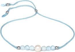 Immagine prodotto Agato Bracciale in corda con acquamarina e perle di fiume HE06R3S-LB