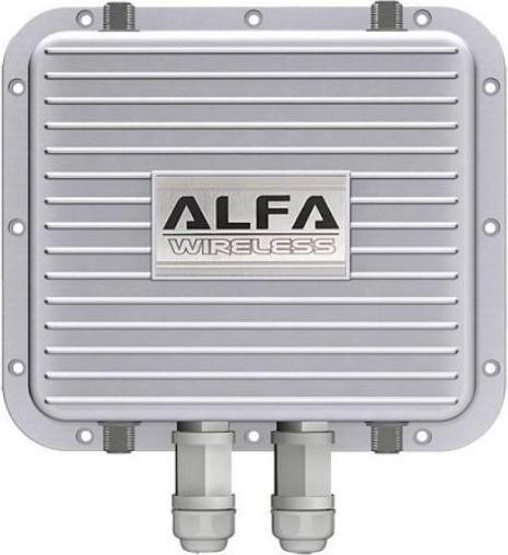 Immagine prodotto Alfa Network AWAP02O-2E4N - Custodia da esterno IP67, 2x porte Ethernet, 4x jack N